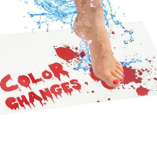 Blood Red Halloween Bath Mat