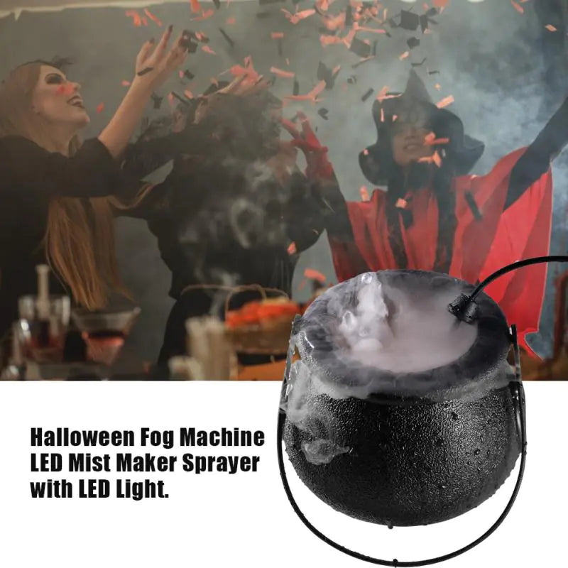 Halloween Smoke Machine Mist Maker Color Changing