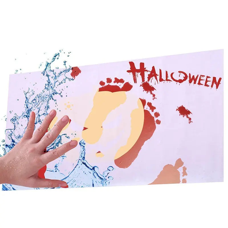 Blood Red Halloween Bath Mat