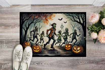 Zombies Spooky Halloween Doormat