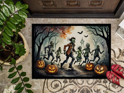 Zombies Spooky Halloween Doormat