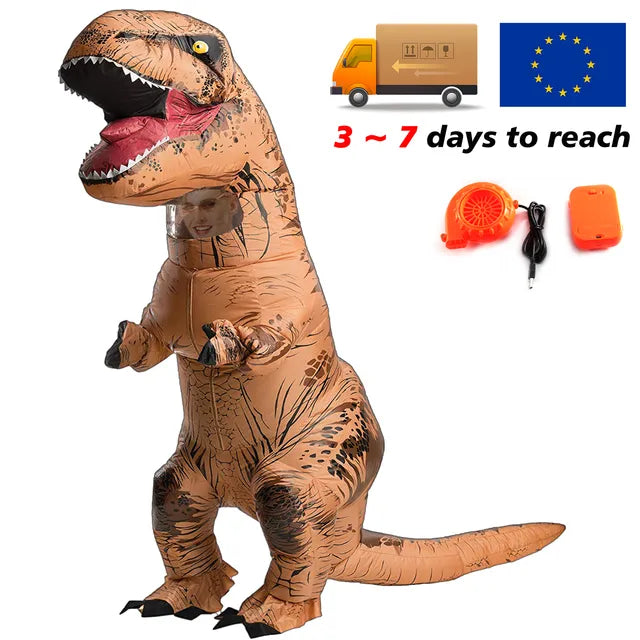 T-Rex Inflatable Suit for Halloween