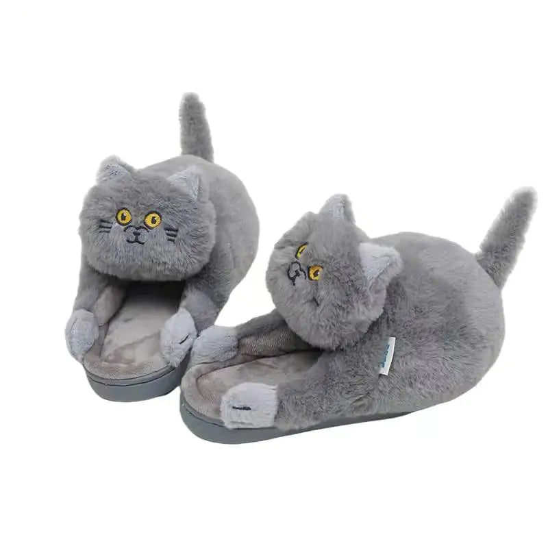 Cuddly Hug Cat Slippers