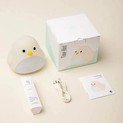 Bird Night Light Alarm Clock