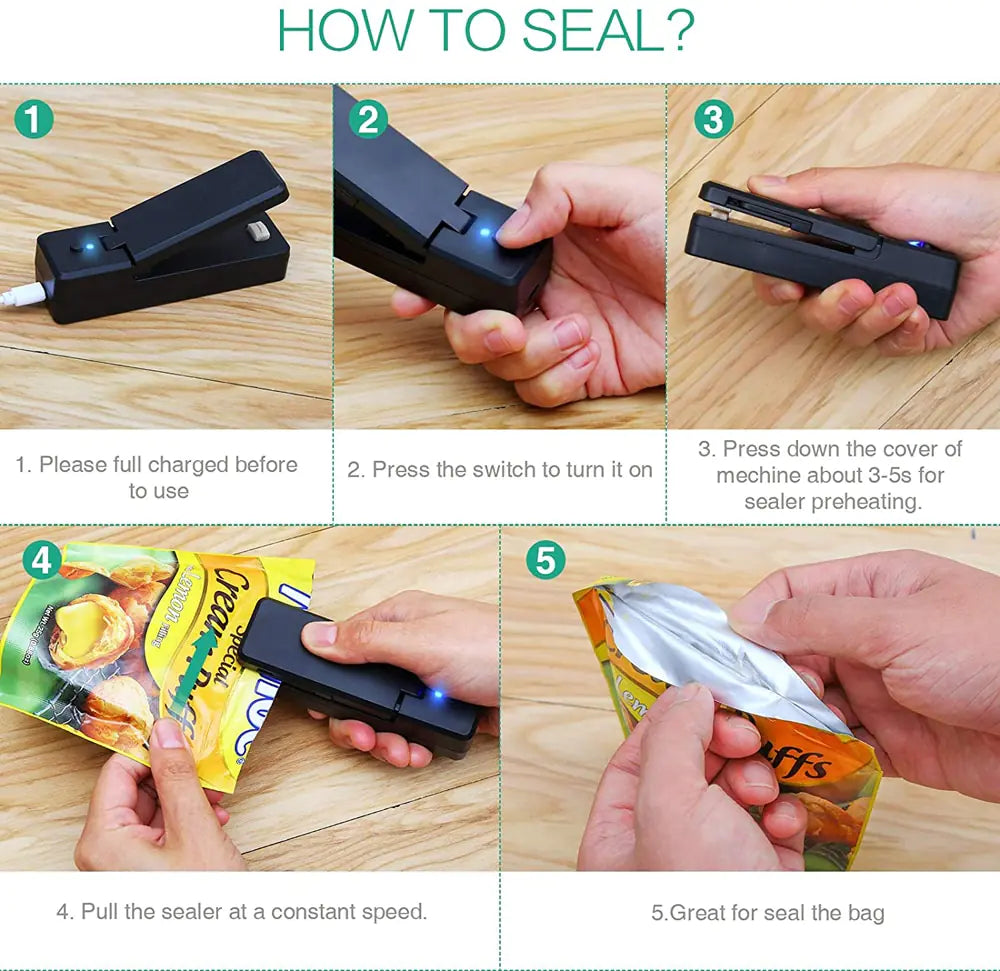 Rechargeable Portable Mini Bag Sealer